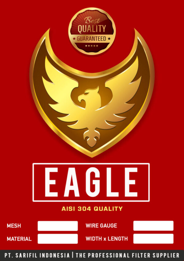 Eagle Brand Sticker for eight percent nickel stainless steel wire mesh