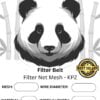 a brand sticker for KPZ filter net mesh