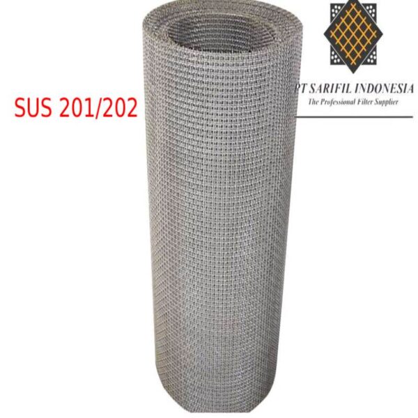 crimp wire mesh filtration stainless steel with a grade SUS 202