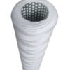top view of the string wound cotton filter cartridge