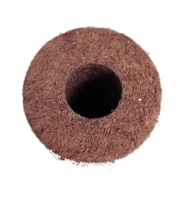 top view of resin bonded filter cartridge