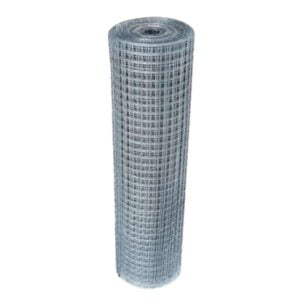 a roll of galvanized wire mesh