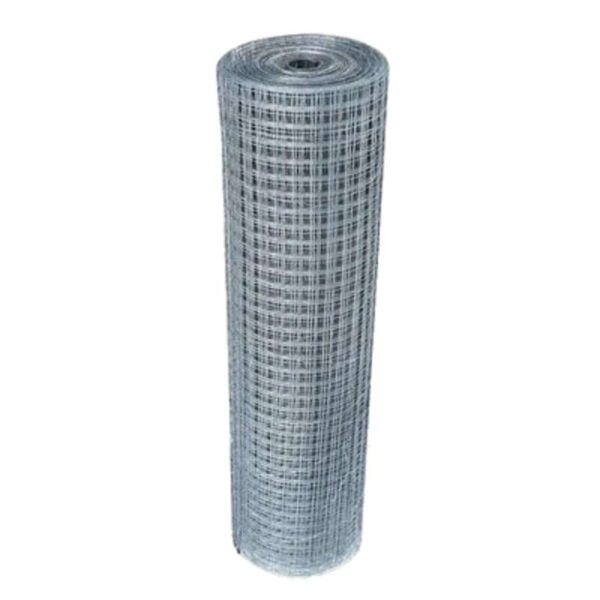 a roll of galvanized wire mesh