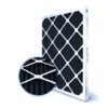 activated carbon air filter with zoom view