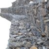 using gabion wire mesh on rocks and large stones