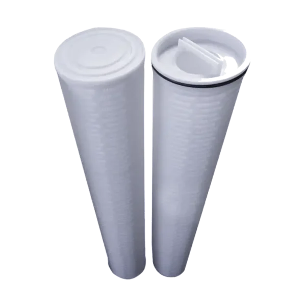 top view of high flow filter cartridge