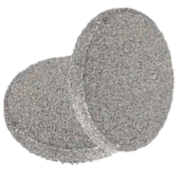 sintered disc filter horizontal view