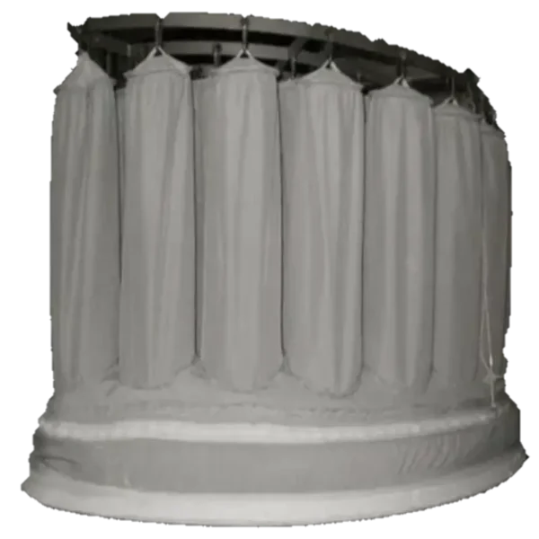 fluid bed dryer in housing