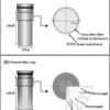 diagram of pleated filter cartridge