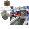 wiremesh used in a plastic extruder recycling machine