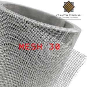 side view of mesh 30
