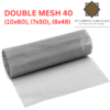 double mesh 40 with 10x60, 7x50, 8x48 sizes
