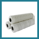 stack of cts string wound filter cartridge