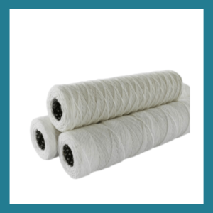 stack of cts string wound filter cartridge