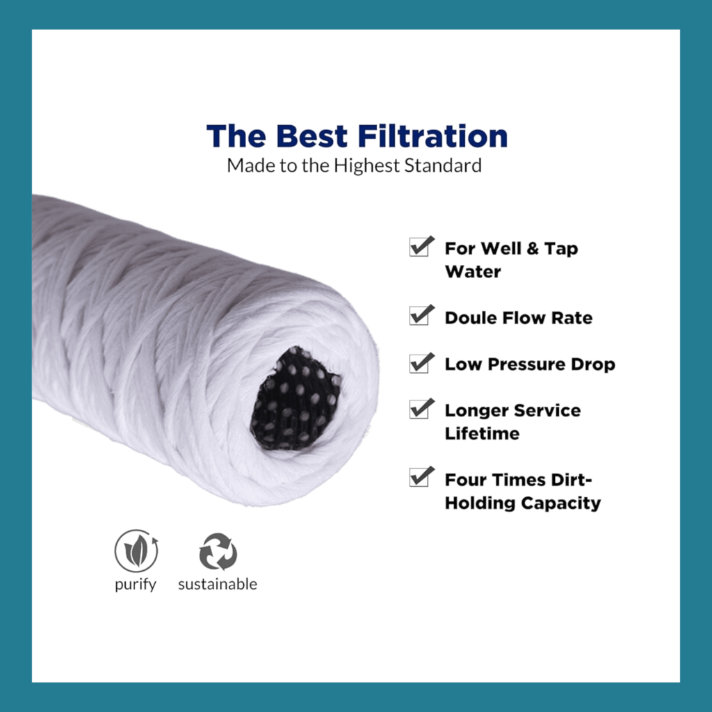 specs of cts string wound filter