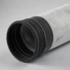 side view of polyester carbon filter bag